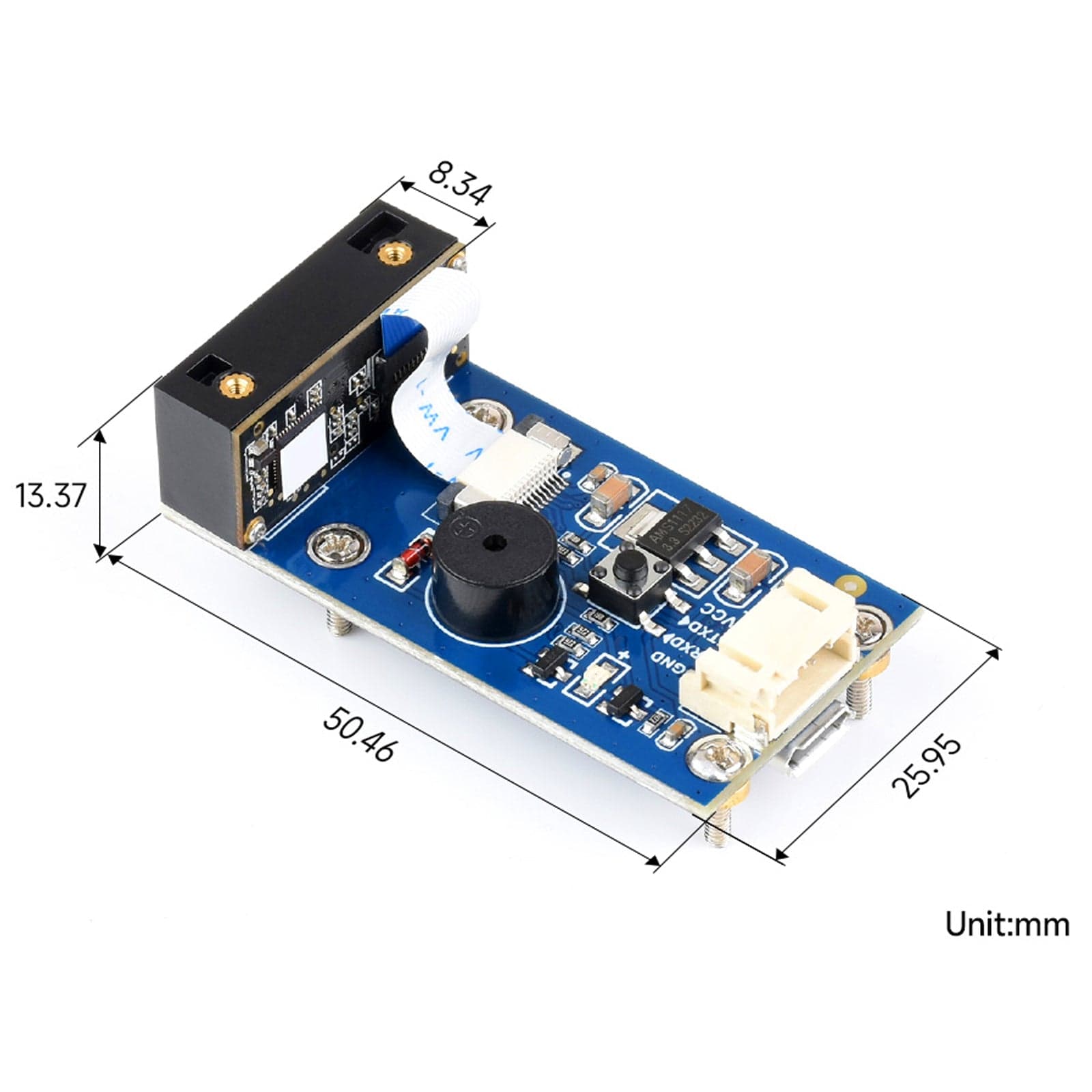 Barcode Scanner Module (1D/2D barcodes) - The Pi Hut