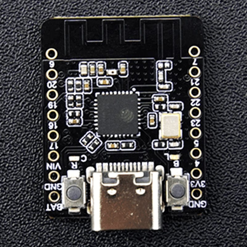 Placa De Desarrollo Waveshare ESP32-C6 Mini - Con WiFi 6 Y Bluetooth 5, Doble Procesador RISC-V, 4MB Flash, Sin Pines Soldados