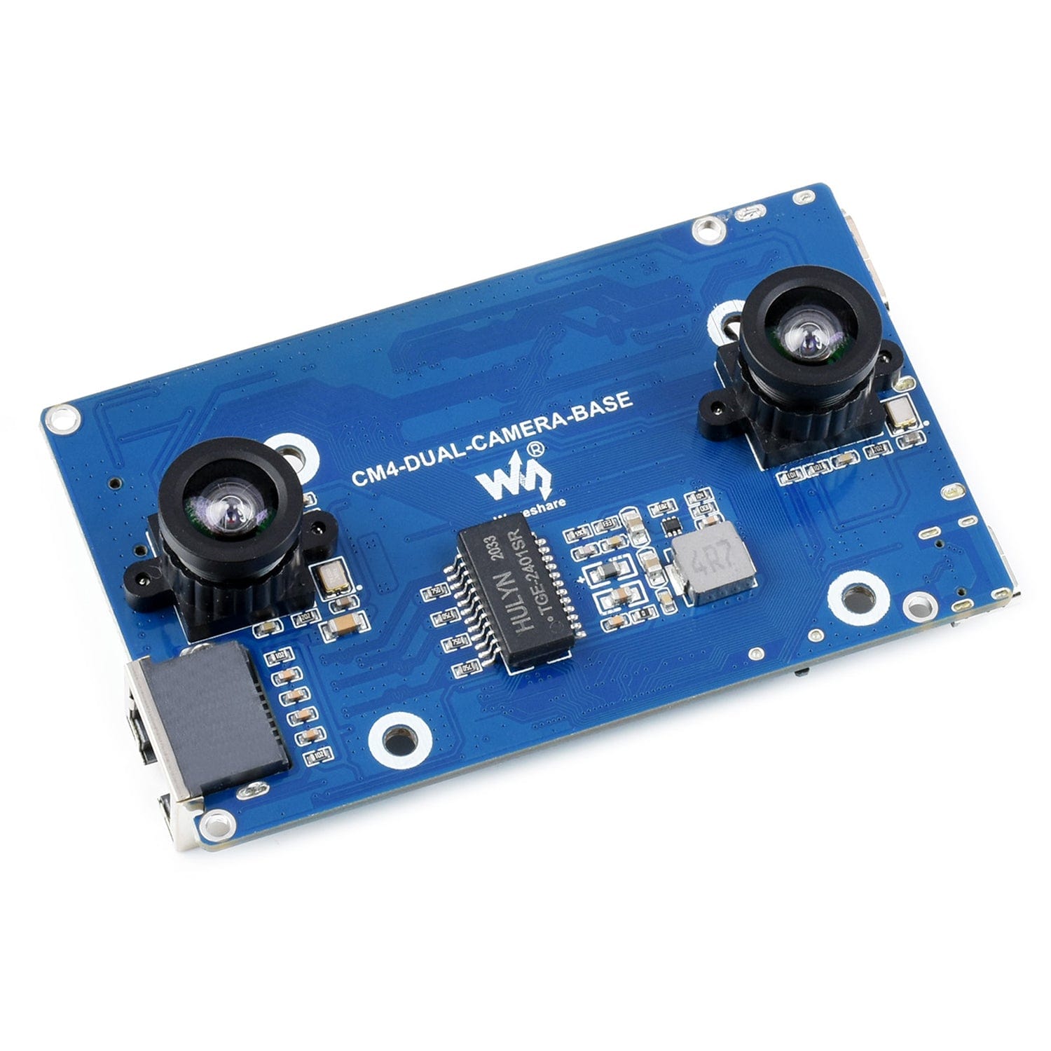 Binocular Camera Base Board for CM4 with Interface Expander - The Pi Hut