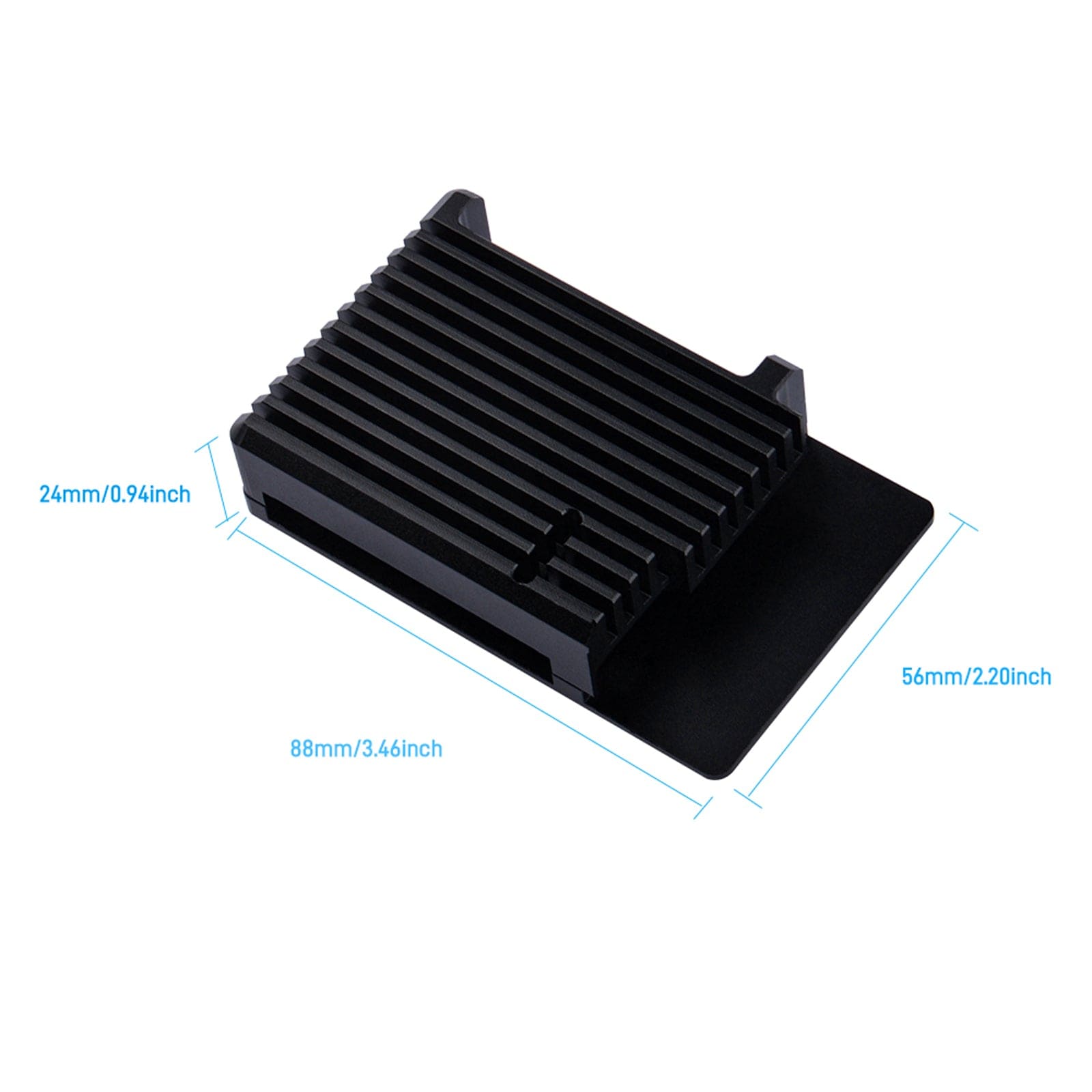 Aluminium Heatsink Case for Raspberry Pi 5 - The Pi Hut