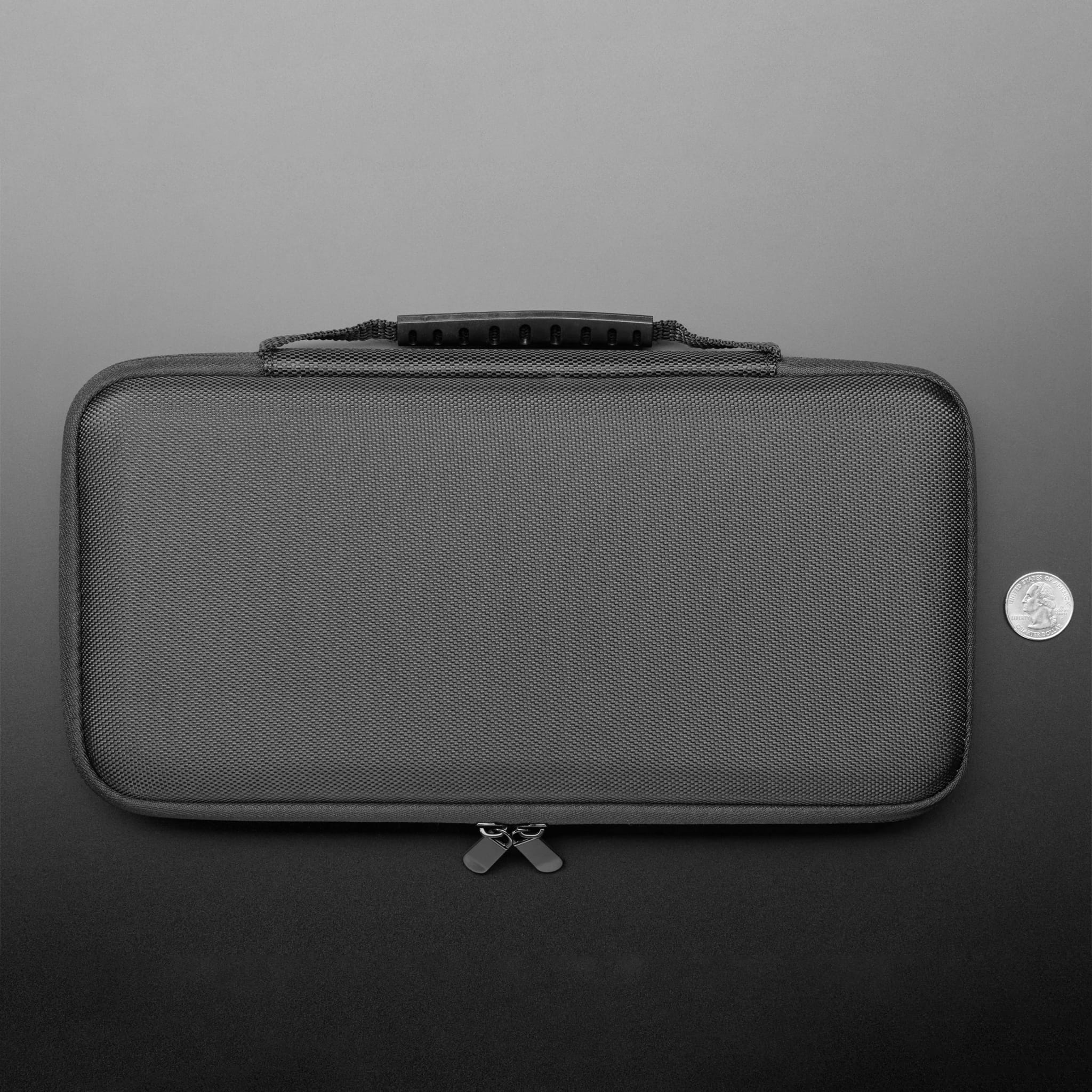 Black Zipper Sleeve Case with Handle for Raspberry Pi 500/400 by Adafruit - The Pi Hut