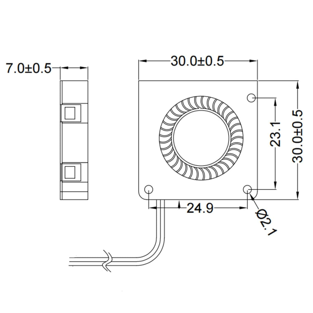 Blower Fan for Raspberry Pi 5 by The Pi Hut - The Pi Hut