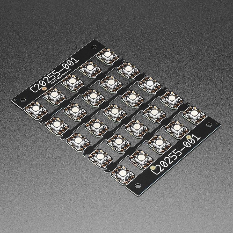 Breadboard-friendly RGB Smart NeoPixel - Sheet of 25