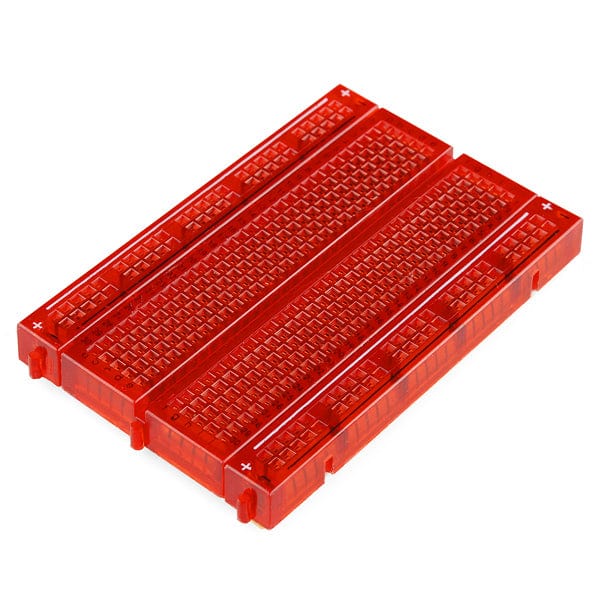 Breadboard - Translucent Self-Adhesive (Red) - The Pi Hut