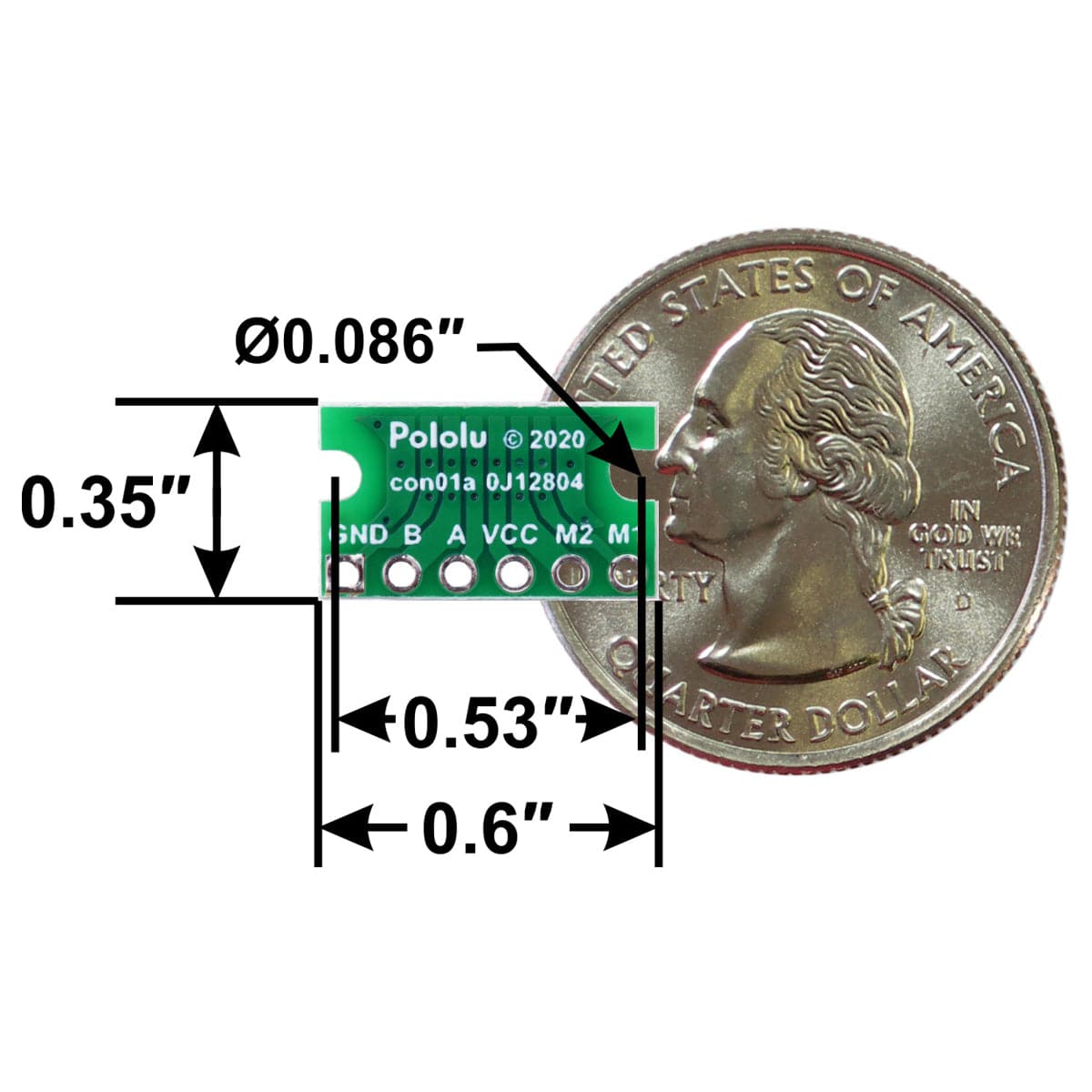 Breakout for 6-pin JST SH-Style Connector - Side Entry - The Pi Hut