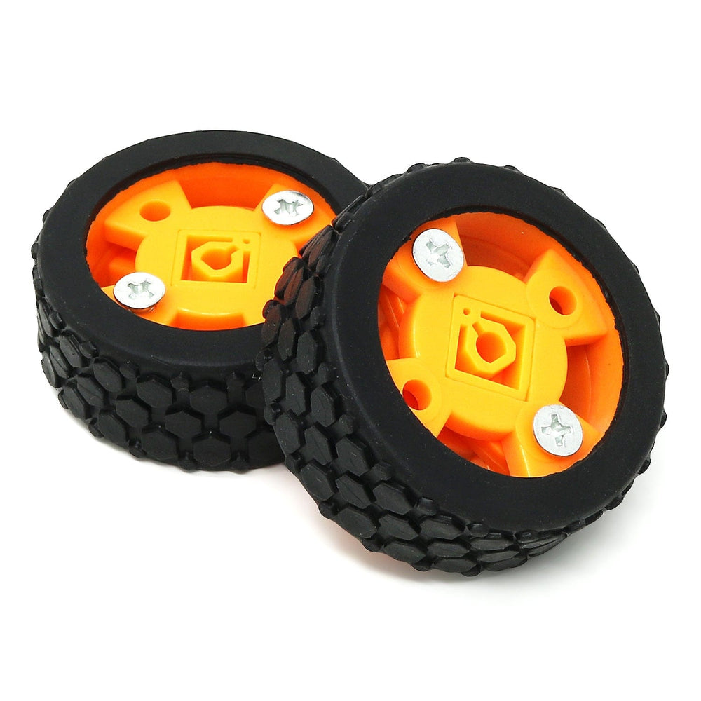 Buggy Wheels - 4mm D-Shaft - The Pi Hut