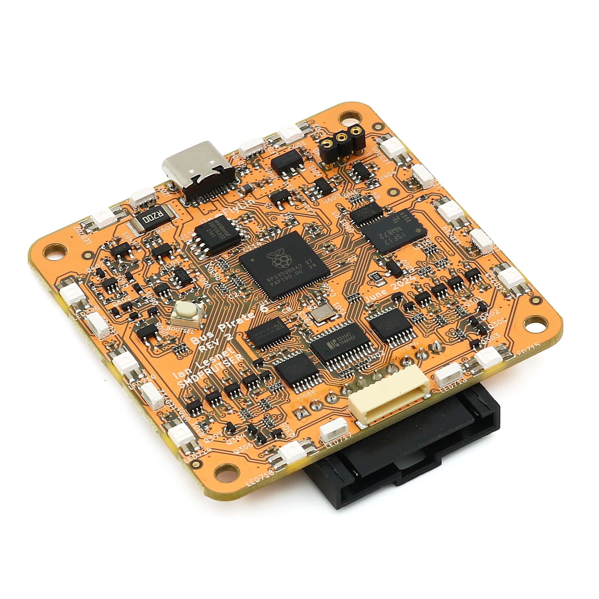 Bus Pirate 6 REV2 with Enclosure by Where Labs - The Pi Hut