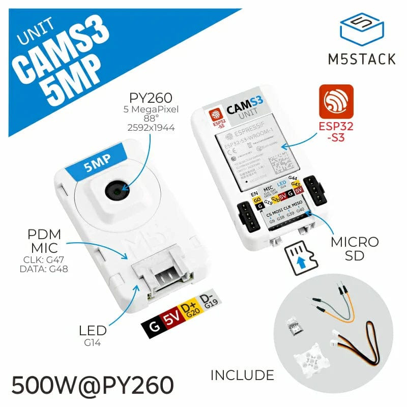 CamS3 Unit Wi-Fi Camera (5MP)