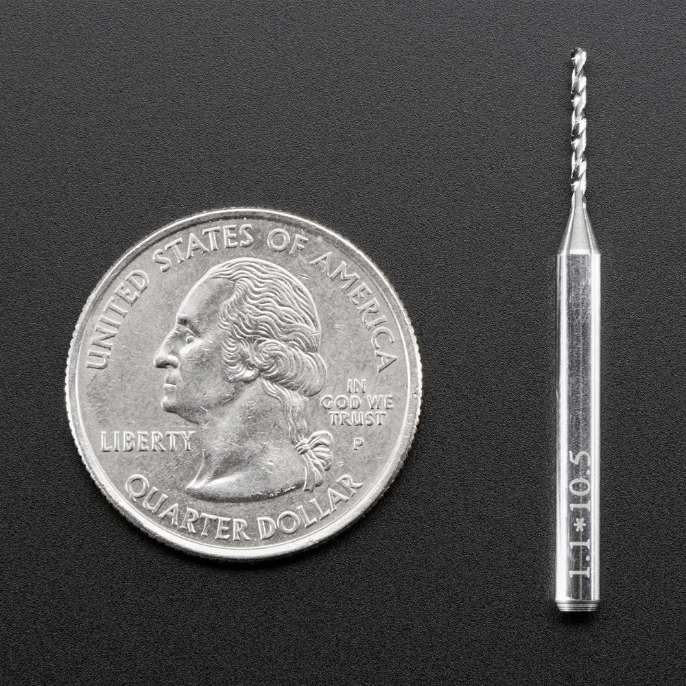 Carbide PCB Drill Bit - 1.1mm by Adafruit - The Pi Hut