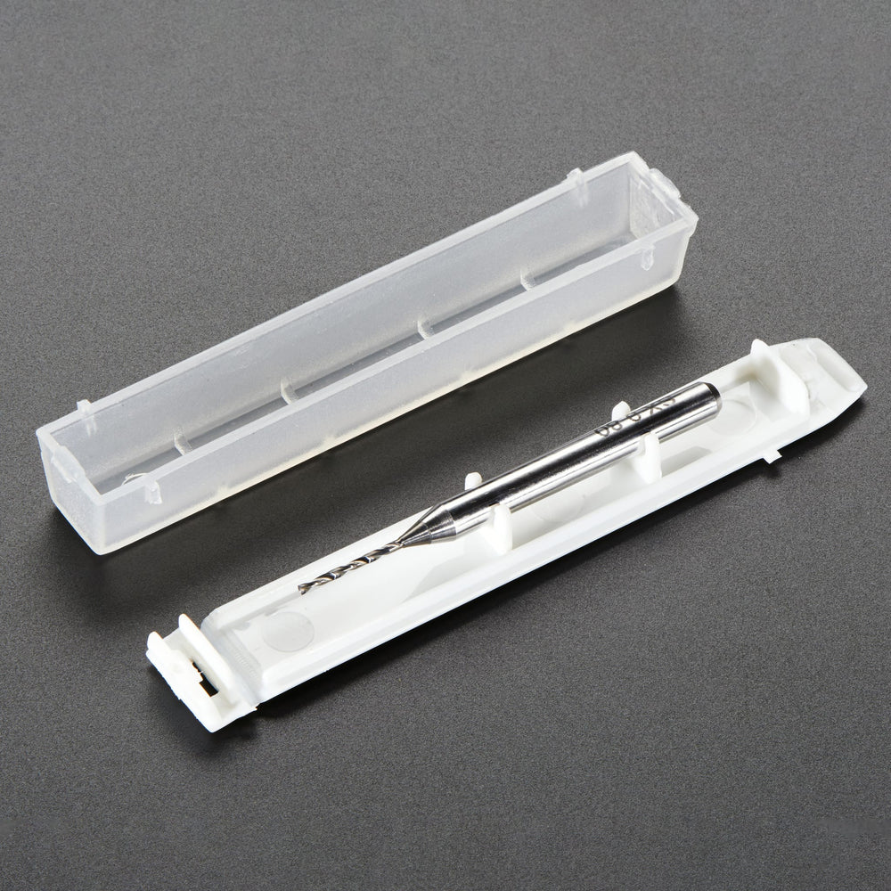 Carbide Square End Mill - 1/8" Shaft - 0.8mm Diameter by Adafruit - The Pi Hut