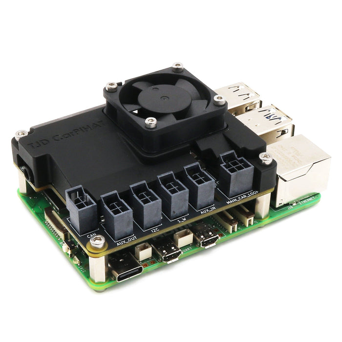 Custom Raspberry Pi Car Interface CarPiHAT PRO 5 - Car Interface + DAC for Raspberry Pi 5 - The Pi Hut