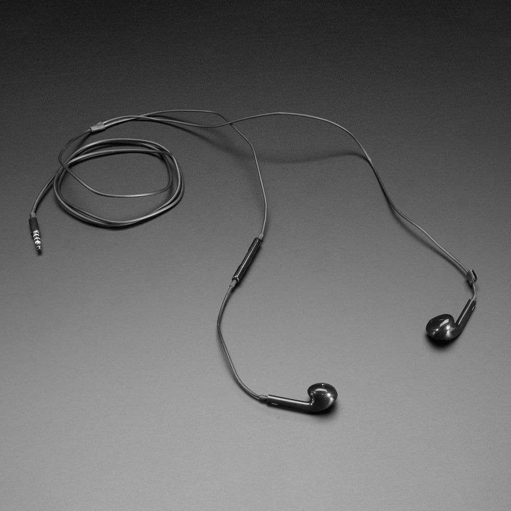 Cell-phone TRRS Headset - Earbud Headphones w/ Microphone by Adafruit - The Pi Hut
