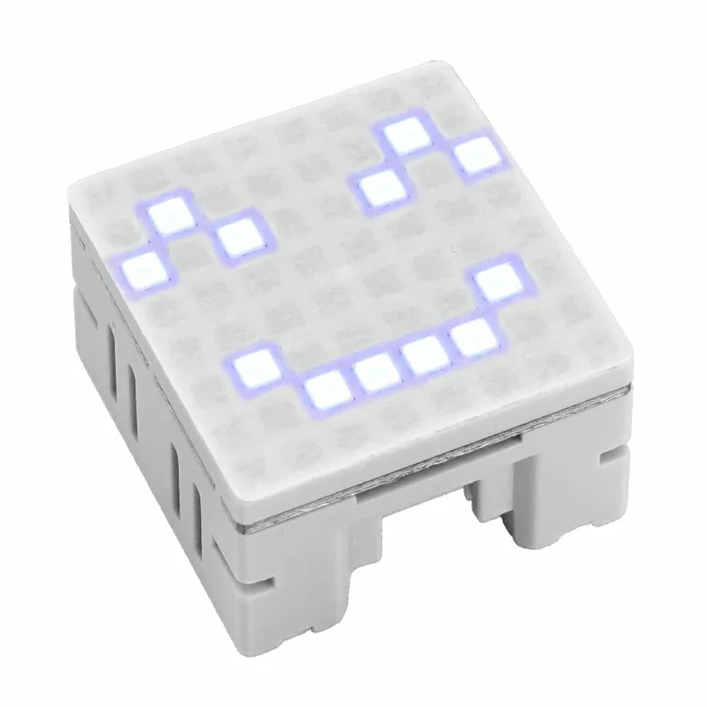 Chain Mono Matrix with 8x8 LEDs - White by M5Stack - The Pi Hut