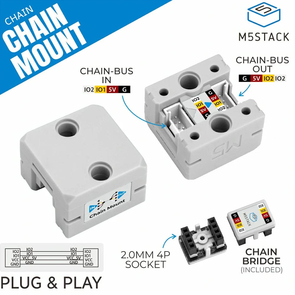 Chain Mount Brick with Chain Bridge by M5Stack - The Pi Hut