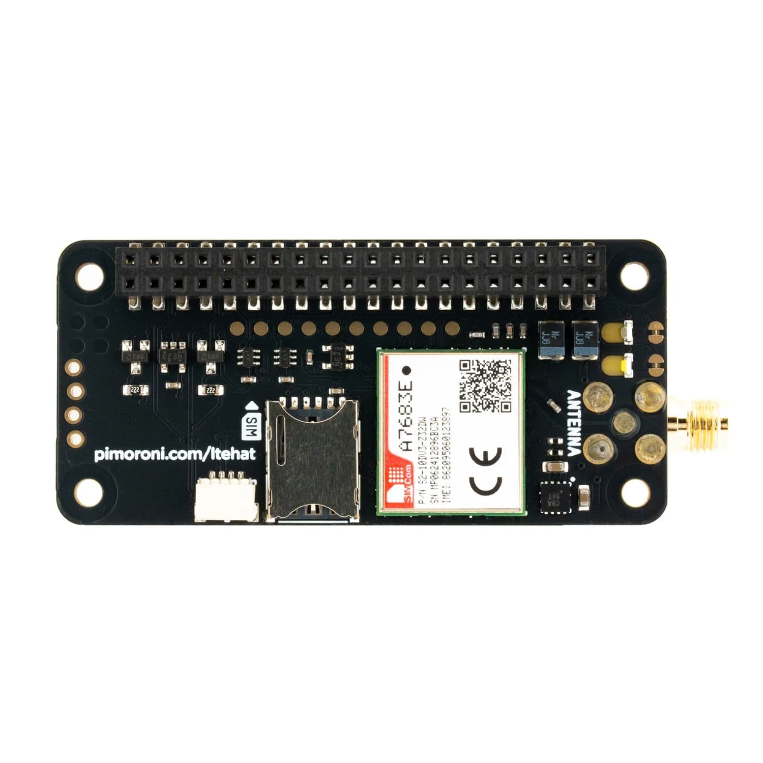 Clipper HAT Mini (LTE 4G for Raspberry Pi) - The Pi Hut