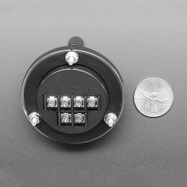 Portable Encoder Rotation Kit CNC Rotary Encoder - 100 Pulses per Rotation - 60mm Black - The Pi Hut