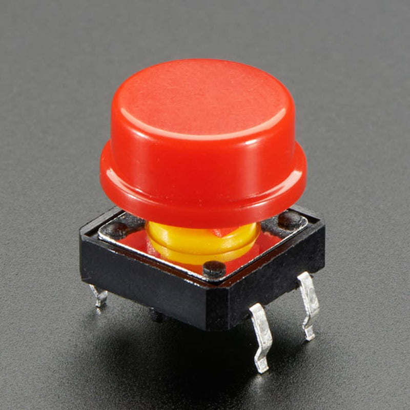 Colorful Round Tactile Button Switch Assortment - 15 pack - The Pi Hut