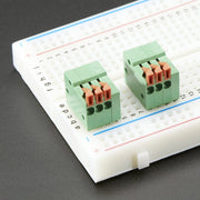 Configurable Spring Terminal Blocks - 3 Pin 0.1" Pitch R/A - Pack of 5 by Adafruit - The Pi Hut