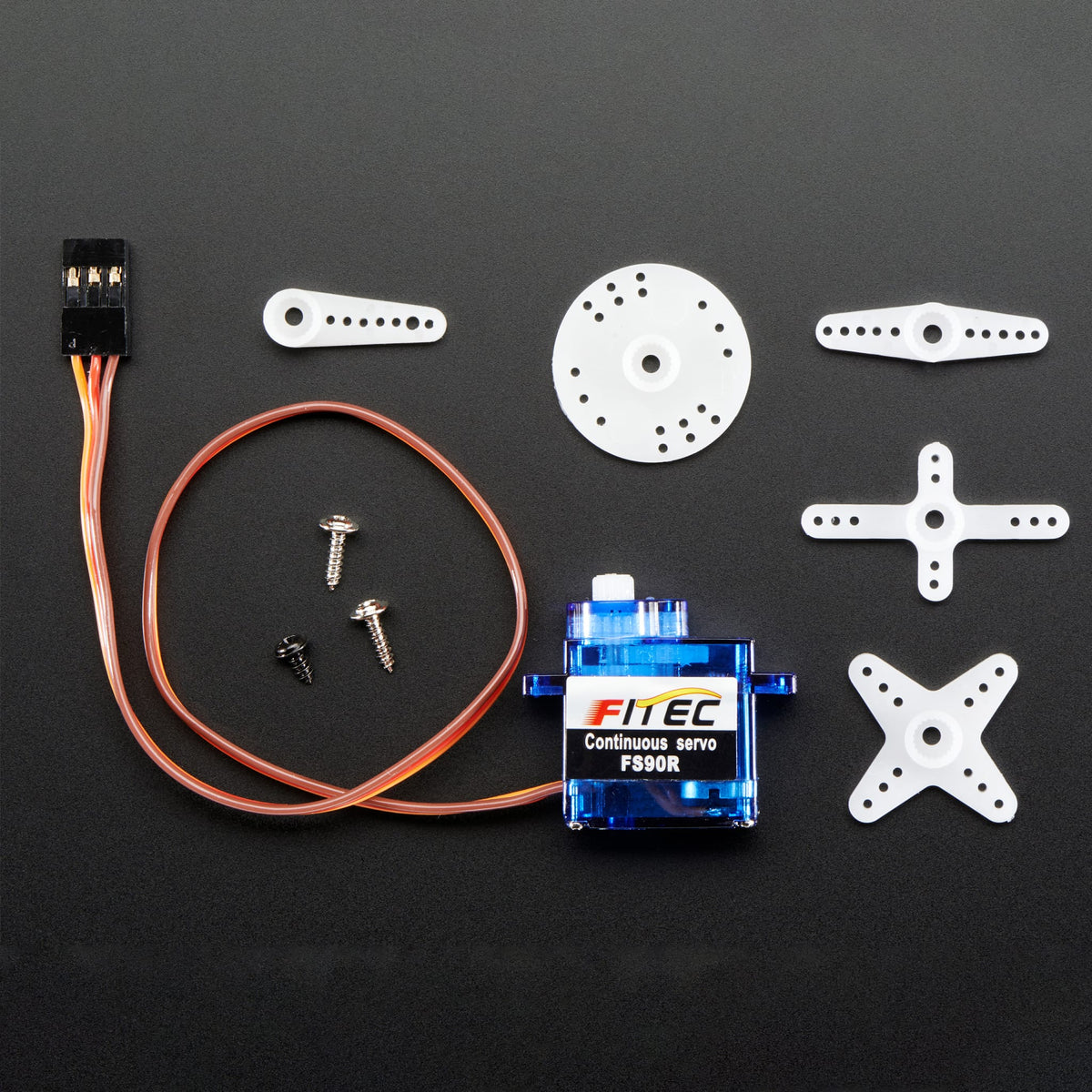 Continuous Rotation Micro Servo (FS90R) by Adafruit - The Pi Hut