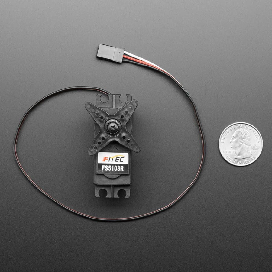 Continuous Rotation Servo (FeeTech FS5103R) by Adafruit - The Pi Hut
