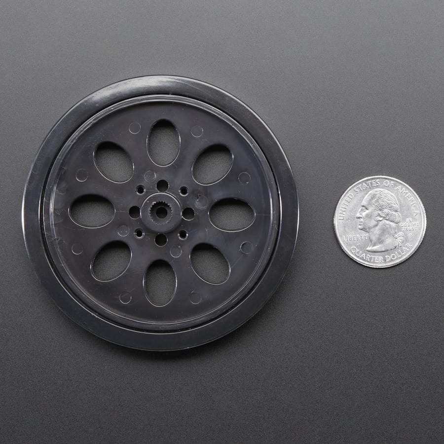 Continuous Rotation Servo Wheel by Adafruit - The Pi Hut