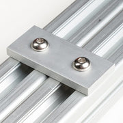Coupling Plate - 2 Holes - 20x20 Aluminium Extrusion by Adafruit - The Pi Hut