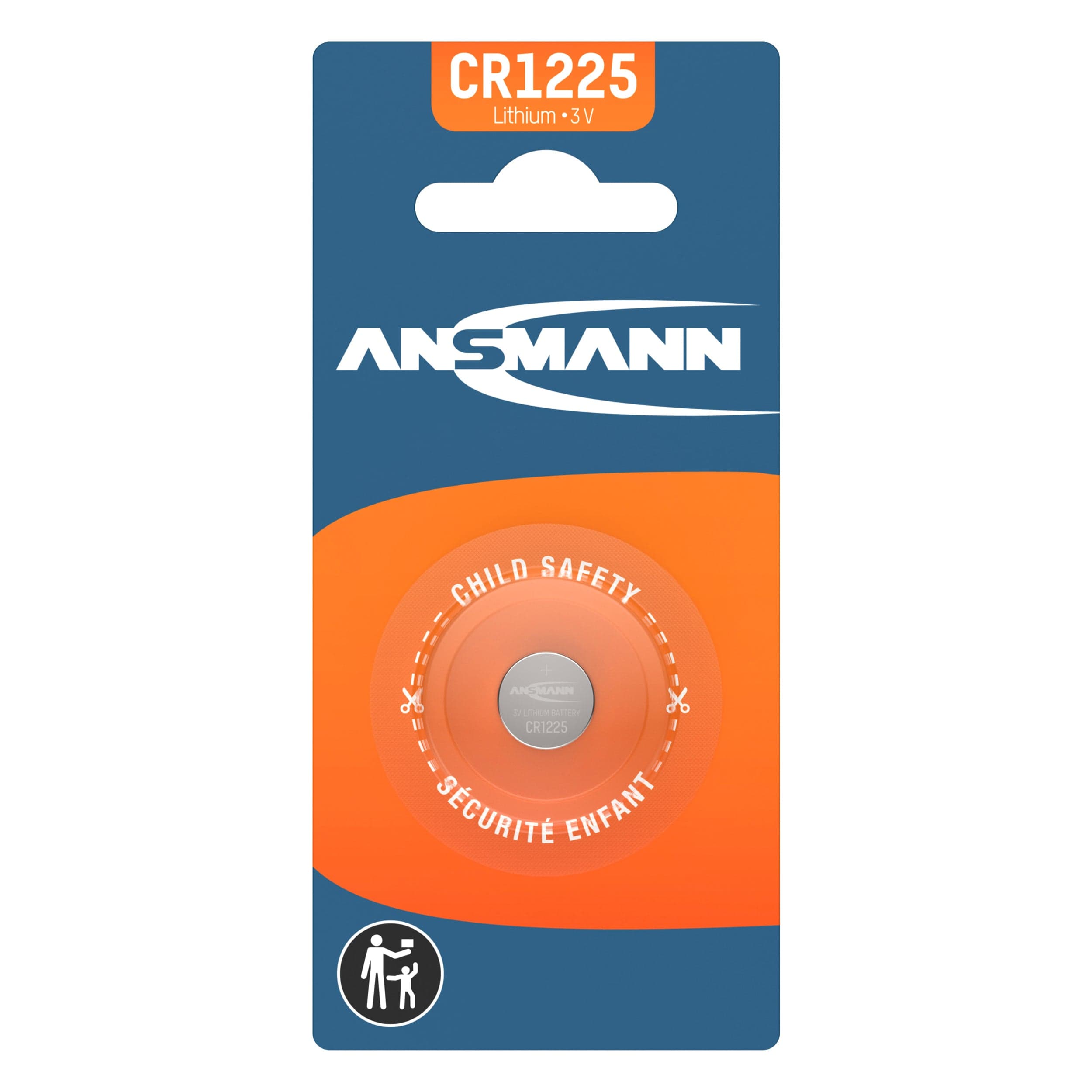 CR1225 3V Lithium Coin Cell Battery