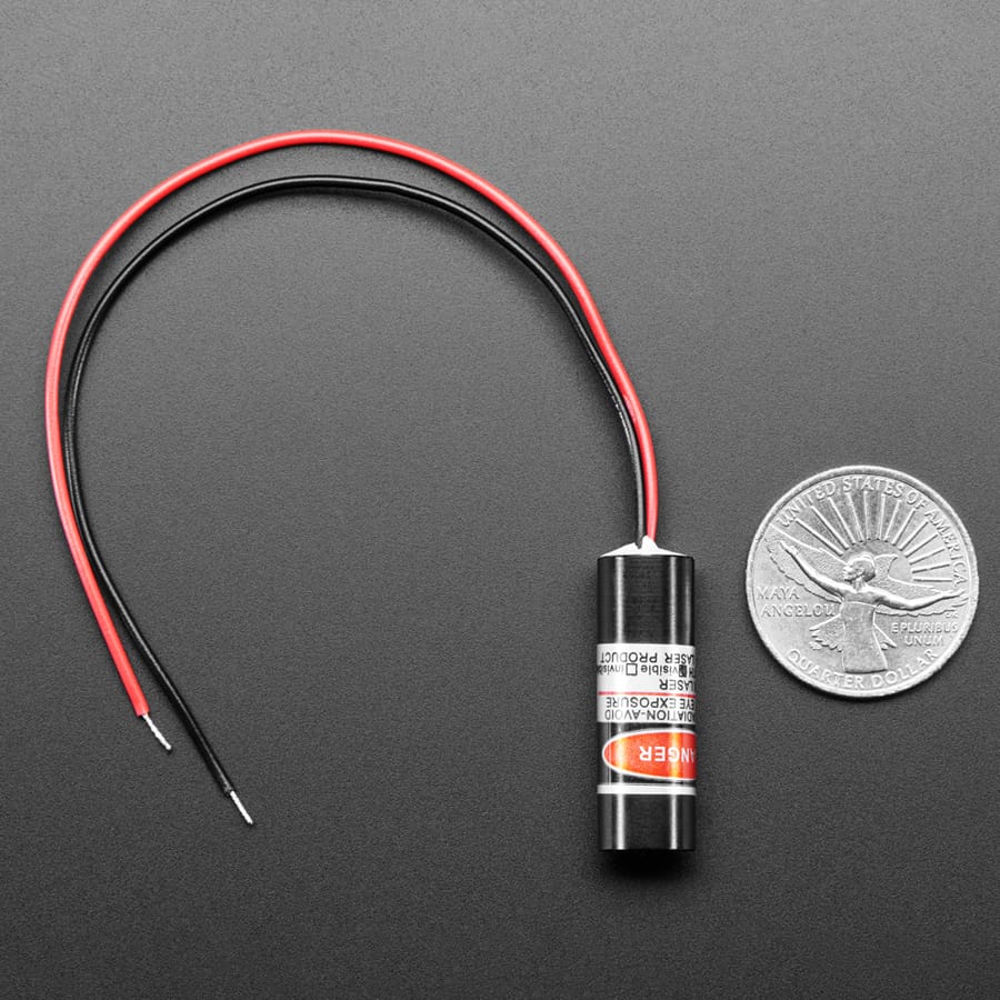 Cross Laser Diode - 5mW 650nm Red by Adafruit - The Pi Hut