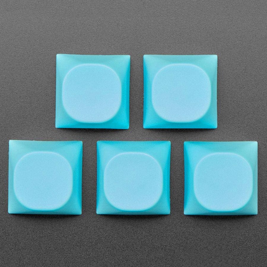 Cyan MA Keycaps for MX Compatible Switches - 5 pack - The Pi Hut