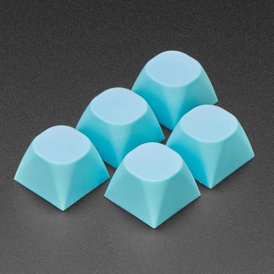 Cyan MA Keycaps for MX Compatible Switches - 5 pack