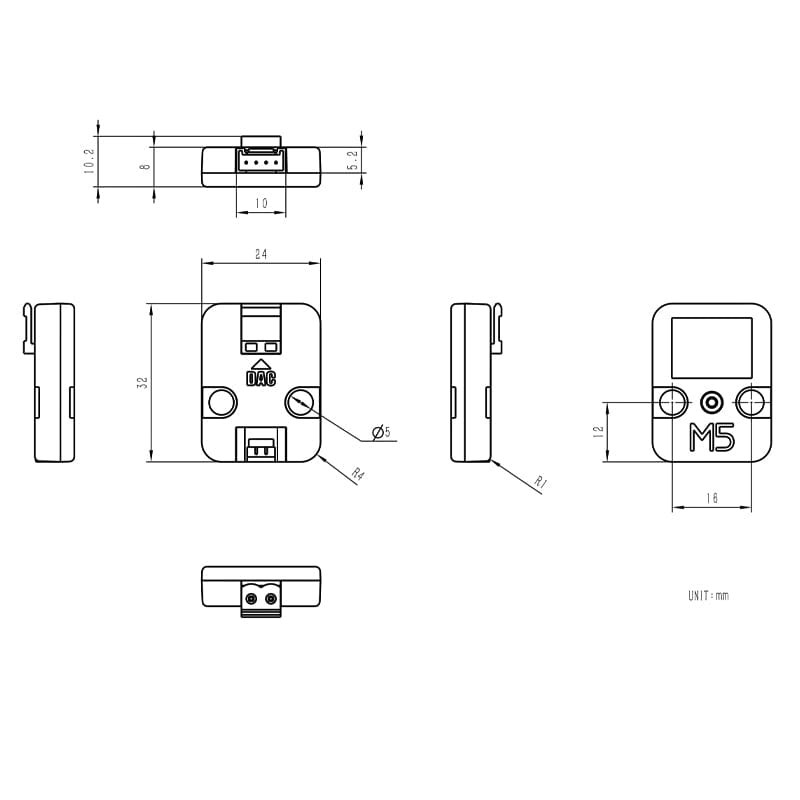 DAC 2 I2C Unit (GP8413) - The Pi Hut