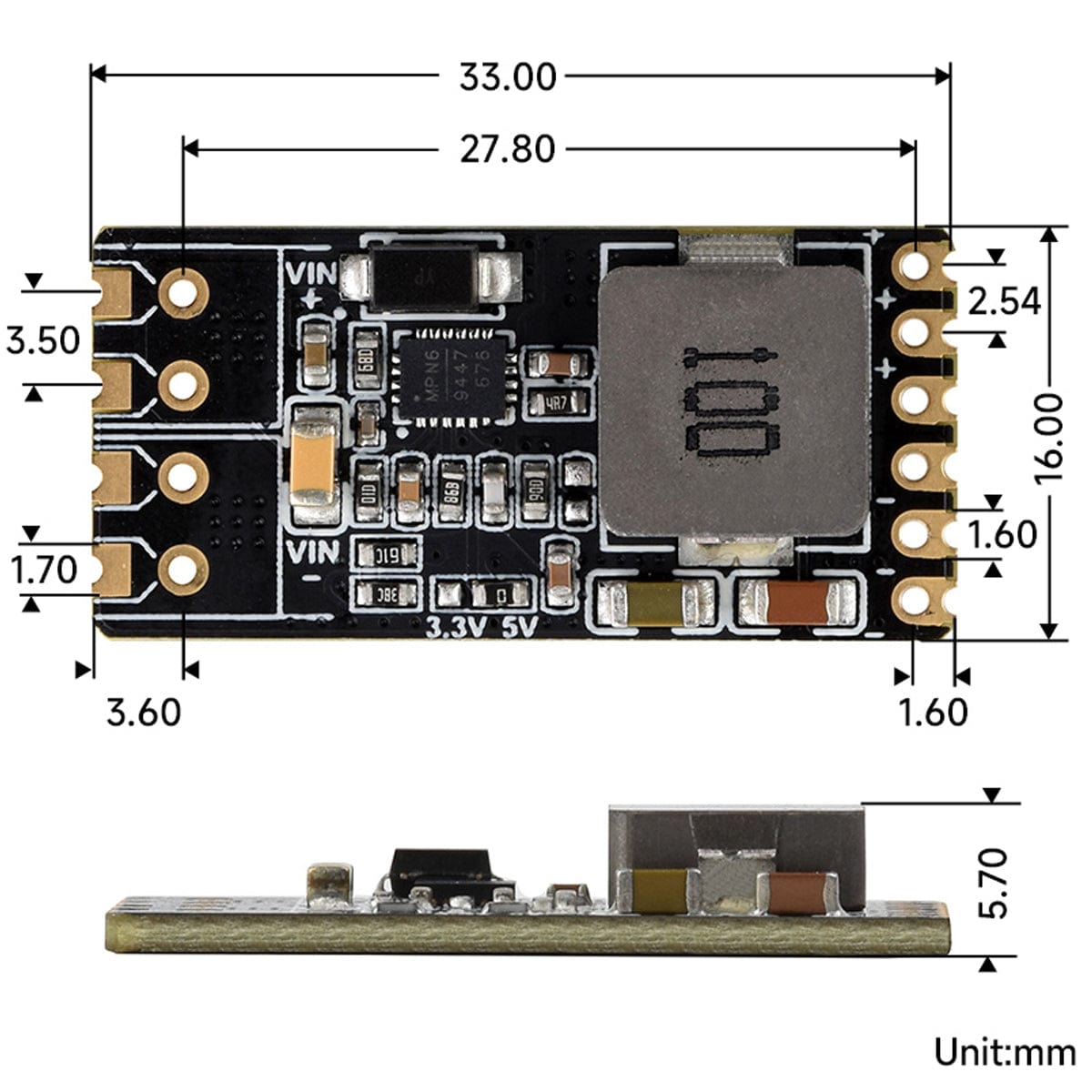 DC-DC Buck Mini Module 6-36V to 5V 4A