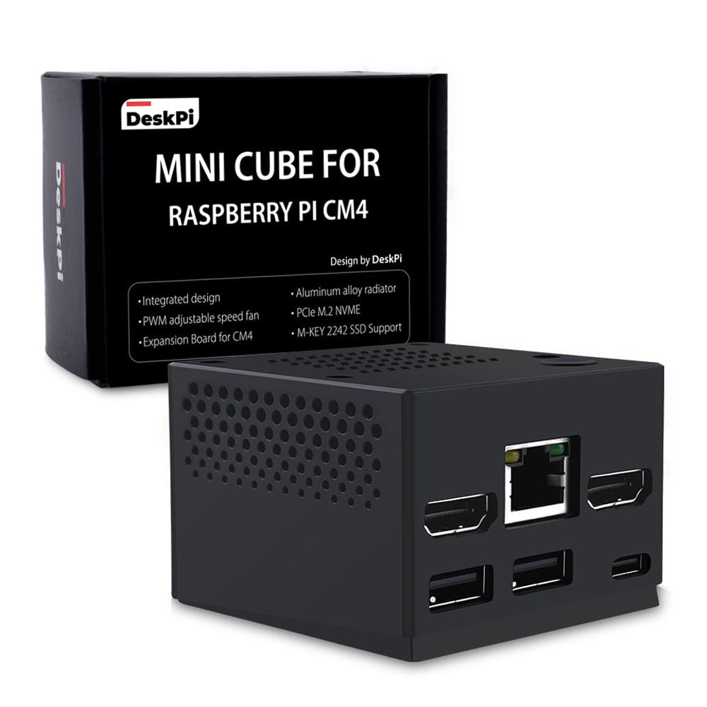 DeskPi Mini Cube for CM5/CM4 by DeskPi - The Pi Hut