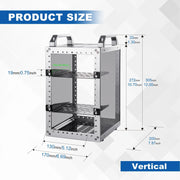 DeskPi RackMate TT - 7-10" 0.5-1U Micro Server Rack by DeskPi - The Pi Hut