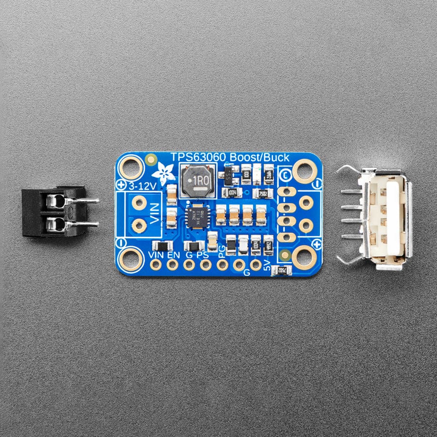 VERTER 5V USB Buck-Boost - 500mA from 3V-5V / 1000ma from 5V-12V