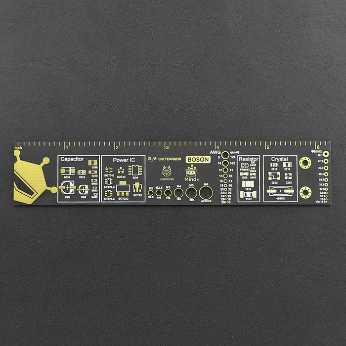 Microforge Ruler DFRobot PCB Engineering Ruler - Mini (6.3