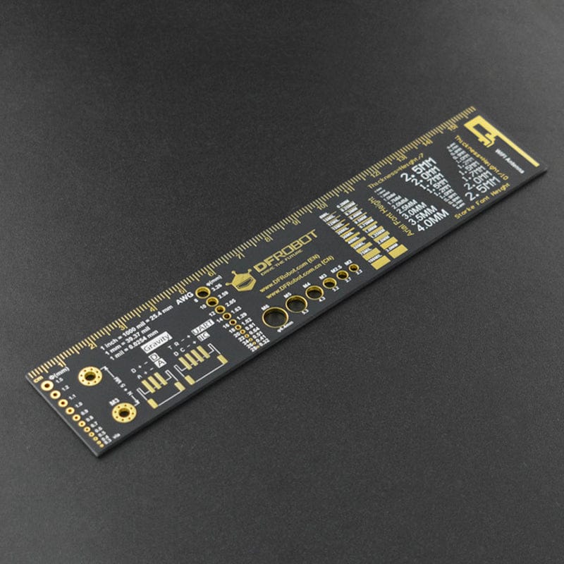 Microforge Ruler DFRobot PCB Engineering Ruler - Mini (6.3