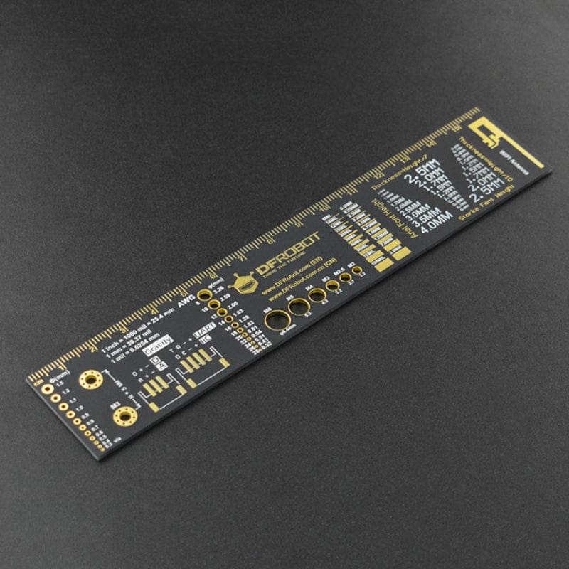 DFRobot PCB Engineering Ruler - Mini (6.3") - The Pi Hut