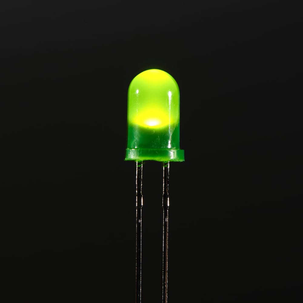 Diffused Green 5mm LED (25 pack) by Adafruit - The Pi Hut