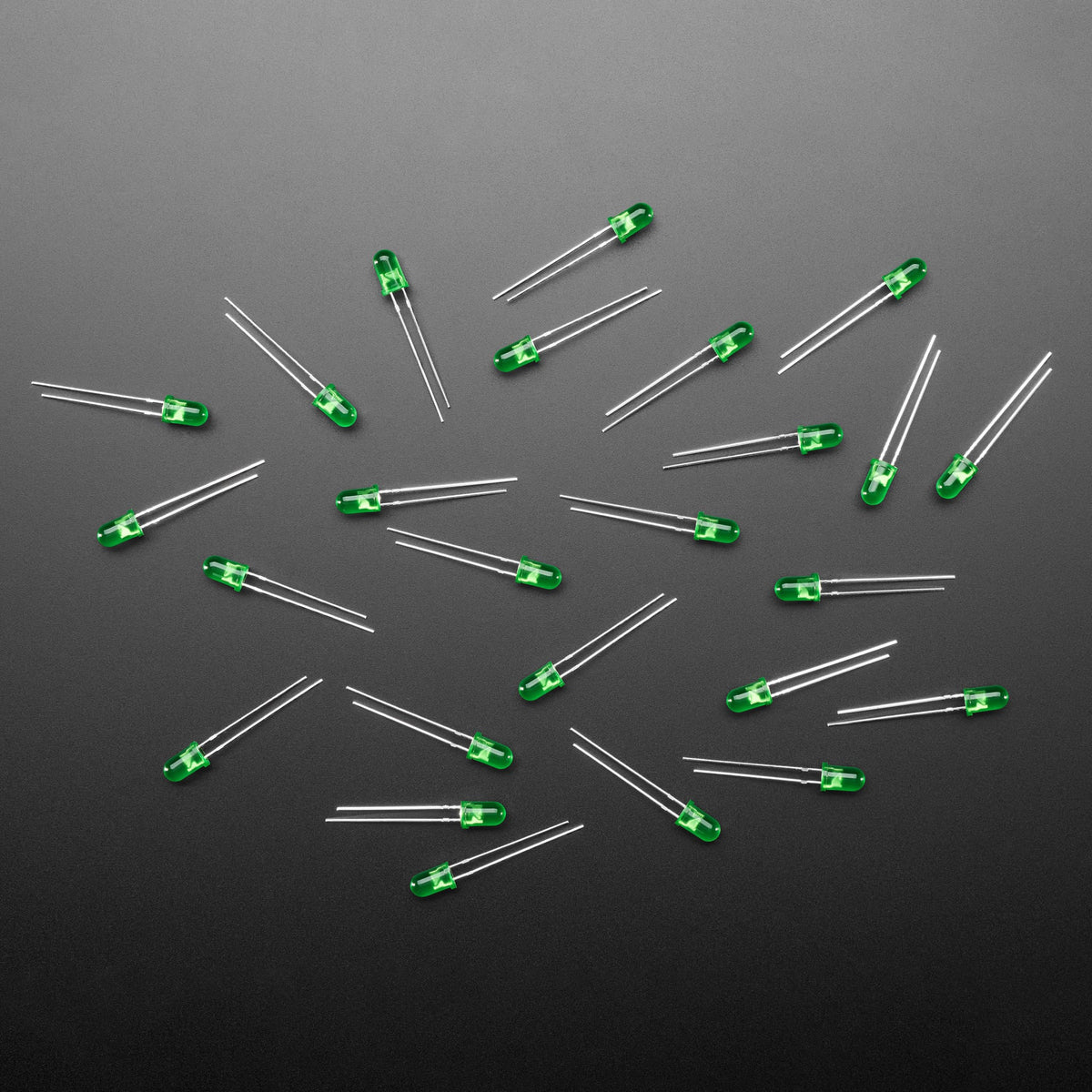 Diffused Green 5mm LED (25 pack) by Adafruit - The Pi Hut