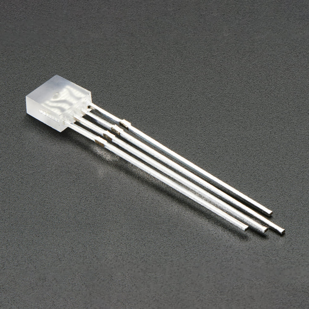 Diffused Rectangular 5mm RGB LEDs - Pack of 10 by Adafruit - The Pi Hut