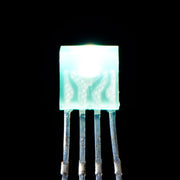 Diffused Rectangular 5mm RGB LEDs - Pack of 10 by Adafruit - The Pi Hut