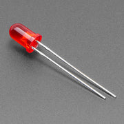Diffused Red 5mm LED (25 pack) by Adafruit - The Pi Hut