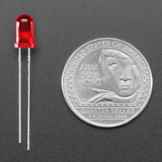 Diffused Red 5mm LED (25 pack) by Adafruit - The Pi Hut