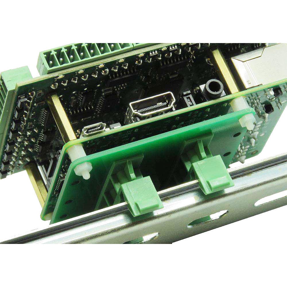DIN-RAIL Kit Type-1 - Parallel to Rail - for Raspberry Pi - The Pi Hut