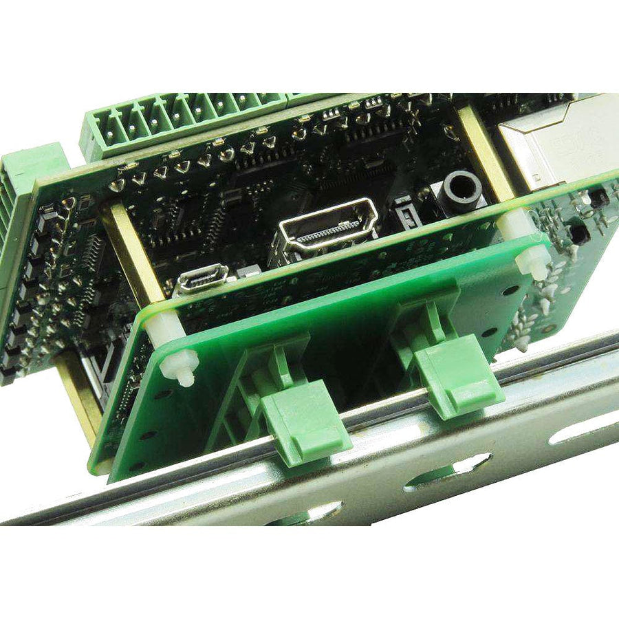 DIN-RAIL Kit Type-1 - Parallel to Rail - for Raspberry Pi - The Pi Hut