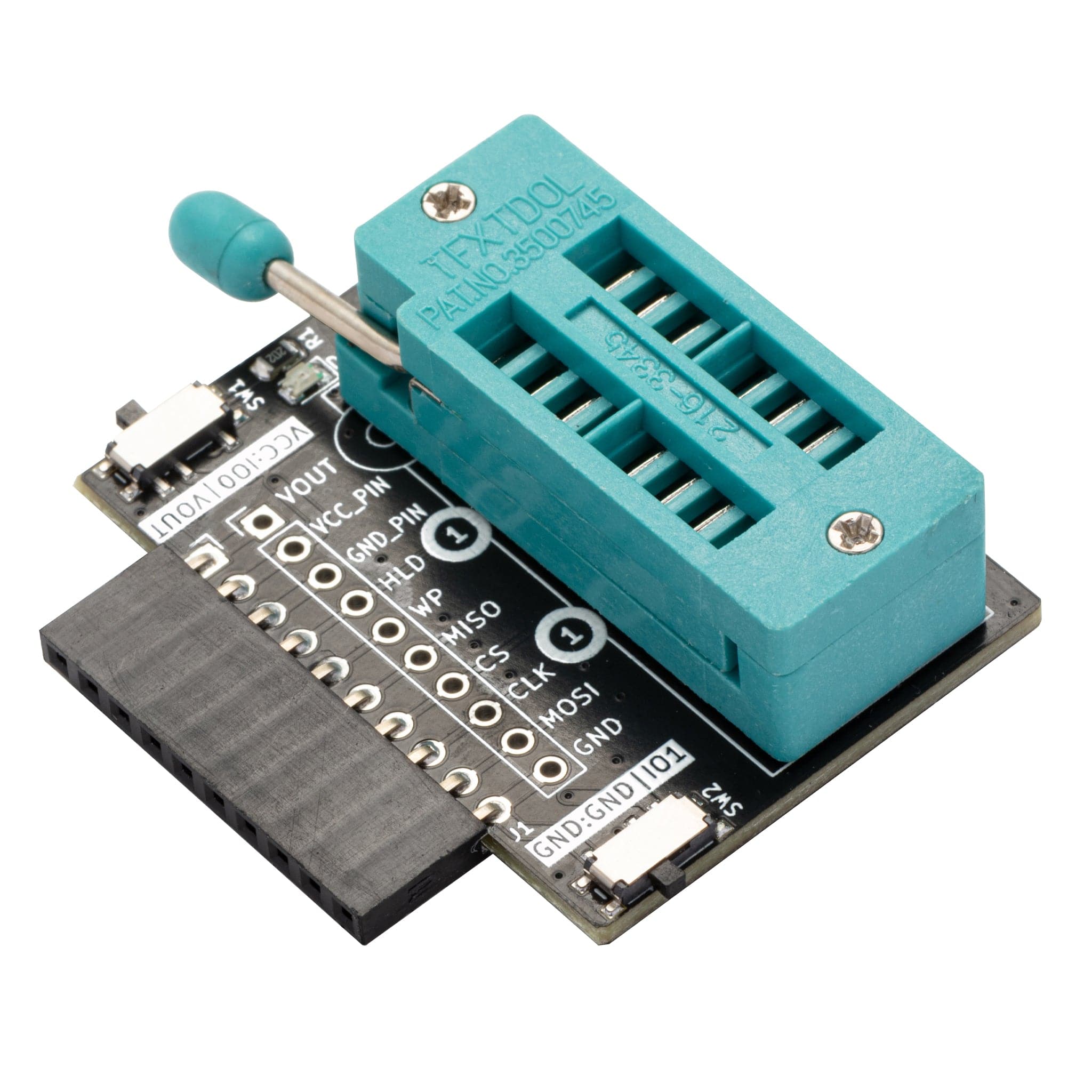 DIP8 SPI Flash Adapter for Bus Pirate 5 - The Pi Hut