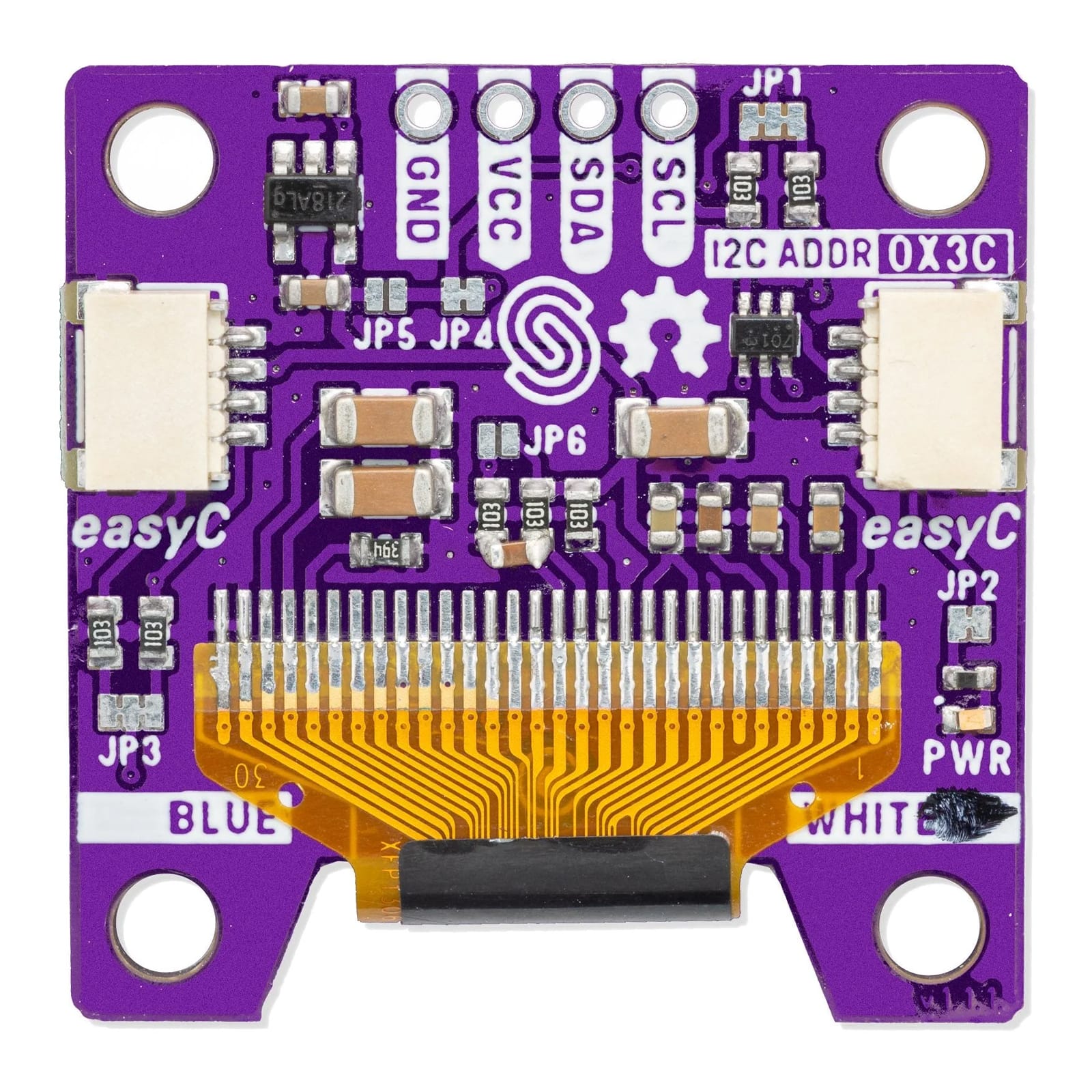 Display OLED I2C 0.96" SSD1306 by Soldered Electronics - The Pi Hut