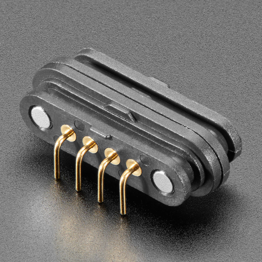 DIY Magnetic Connector - Right Angle Four Contact Pins by Adafruit - The Pi Hut