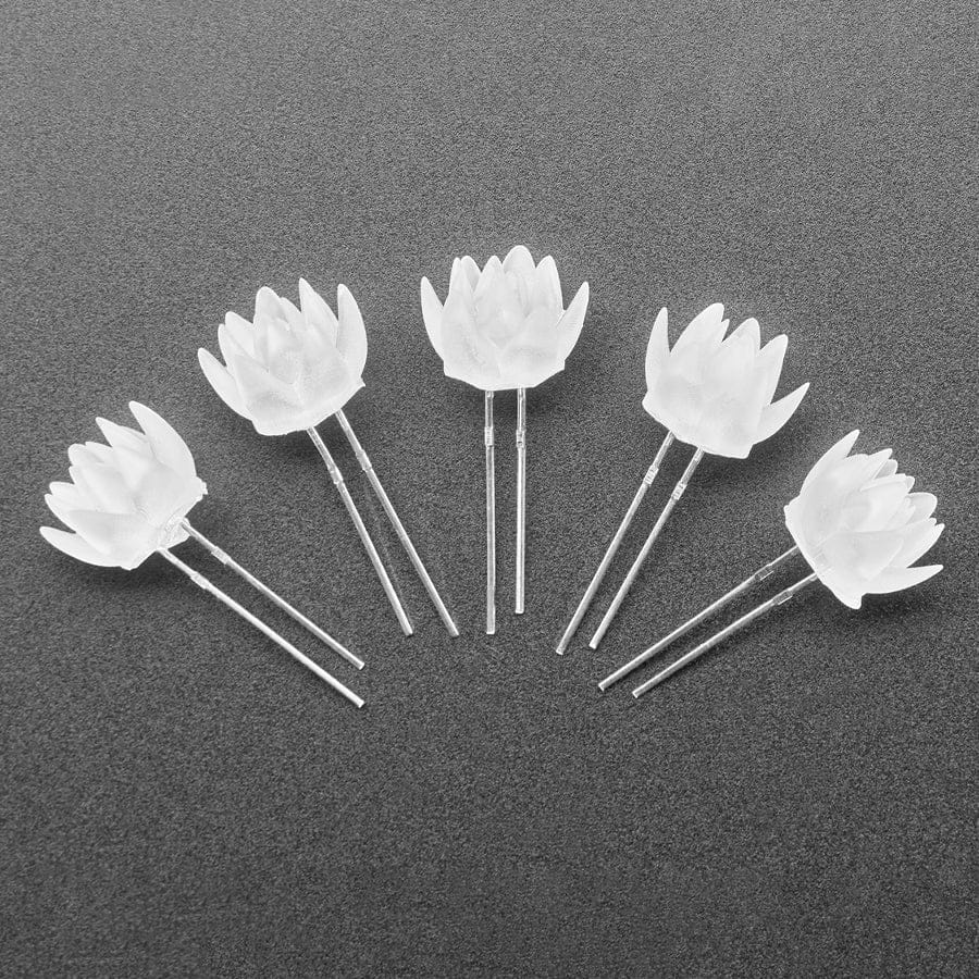 dLUX-dLITE Yellow Succulent Shape LEDs (5 Pack) by The Pi Hut - The Pi Hut